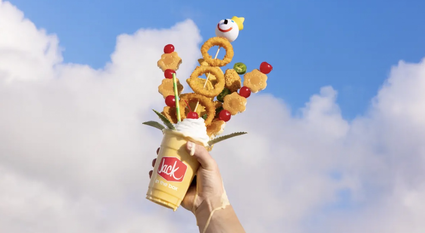 Jack in the Box's "edible assortment"