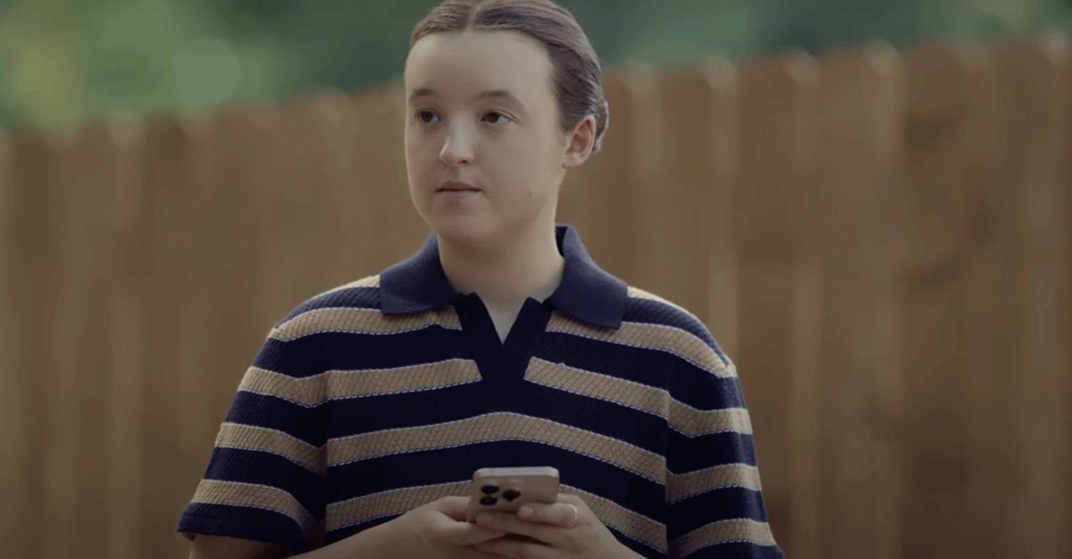 Bella Ramsey in Apple Intelligence campaign