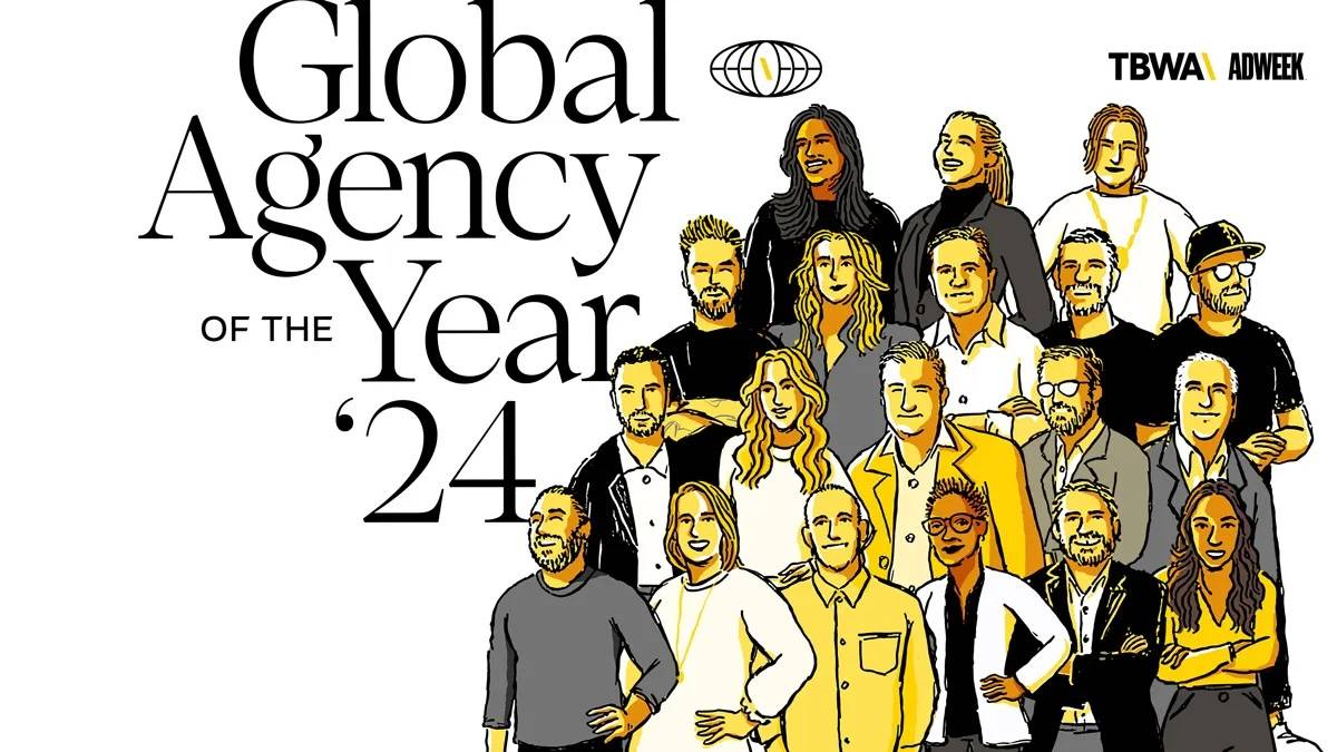 An illustration of TBWA leaders from around the world