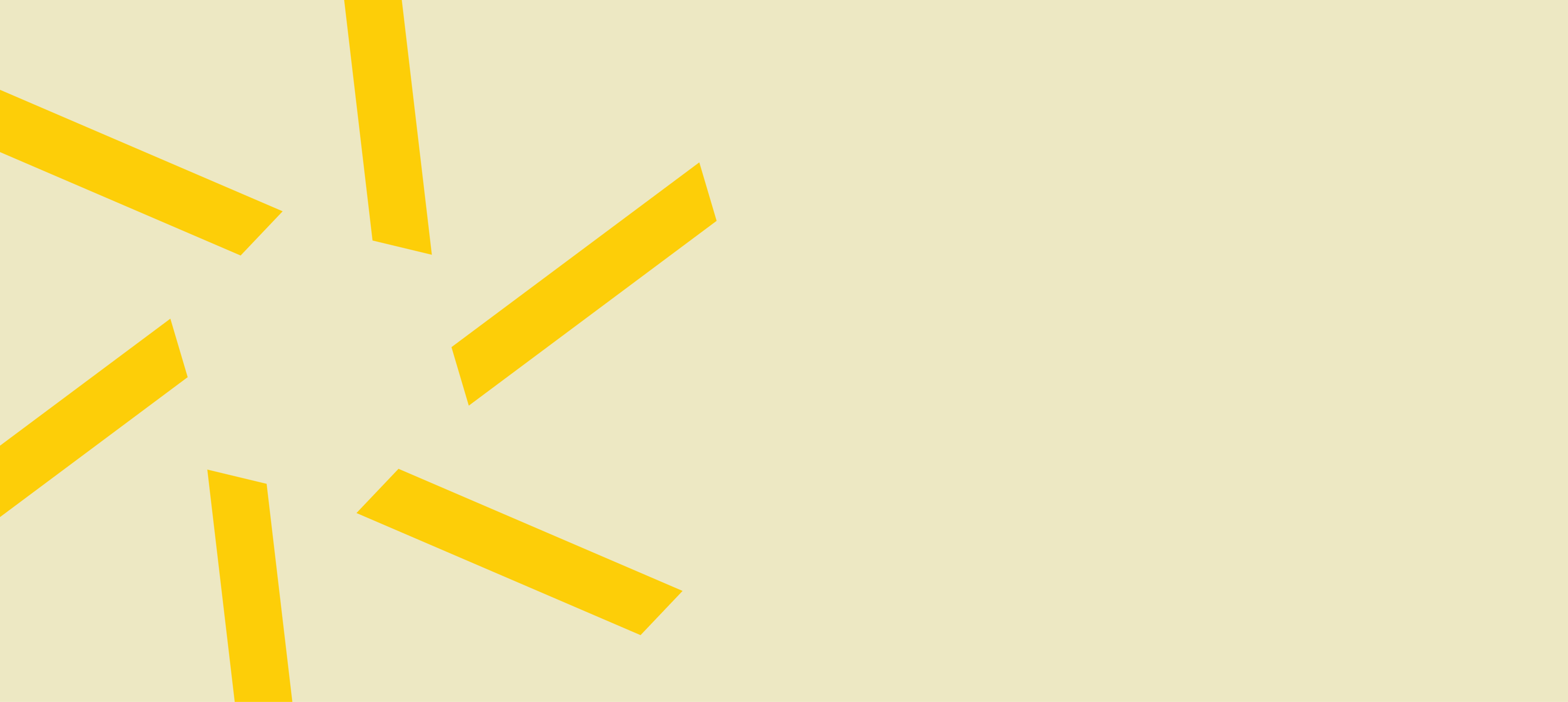 Yellow background with star in left corner