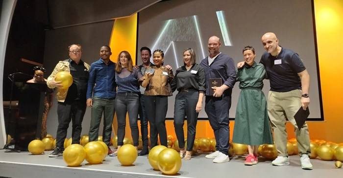 TBWA South Africa leaders accept the Effie Awards
