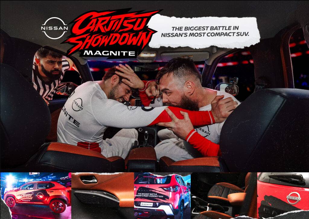Key visual for Nissan Carjitsu by TBWA\RAAD